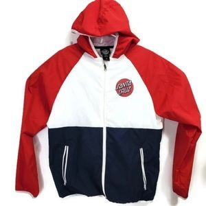 Santa Cruz skateboards wind breaker men’s small